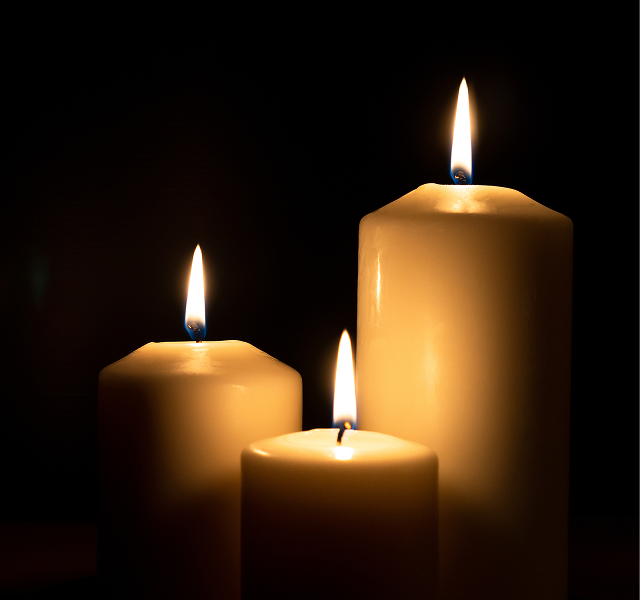 three candles